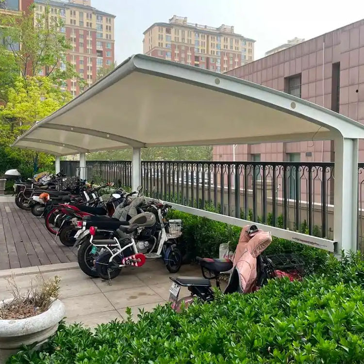 泽州县膜结构电动车棚